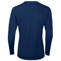 RISE Solid Long Sleeve Crew Neck Rashguard -Blue by Ocean 2604n back