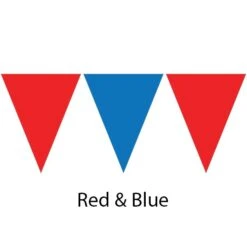 Kiefer Plastic Flags - 100 Ft. (Pair) -Blue by Ocean 600120 red blu 2