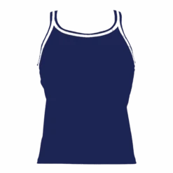 Dolfin Solid Tankini Top 14 Dolfin Solid Tankini Top -Blue by Ocean 6584cn edited