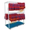 Vest Storage Cart -Blue by Ocean 72.4165 1