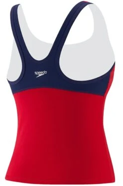 Speedo Female Guard Tankini Top -Blue by Ocean 781104 back2