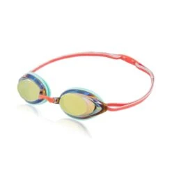 Speedo Jr. Vanquisher 2.0 Mirrored Goggle -Blue by Ocean 8 7750130331 y1