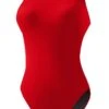 RISE Solid MB Back W/Shelf Bra -Blue by Ocean lgs11 front red