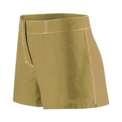 RISE Solid Female Flex Short -Blue by Ocean lgs25 front khaki3