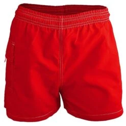RISE Solid Female Flex Waterpark Board Short -Blue by Ocean lgs29 front red 8