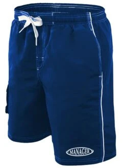 RISE Manager Boardshort 8 RISE Manager Boardshort -Blue by Ocean lgs30m front navy
