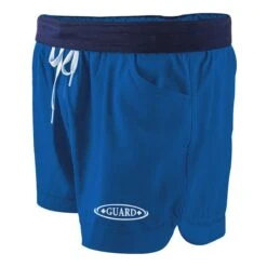 RISE Guard Female Roll Short -Blue by Ocean lgs44gu front navy folded down5 7