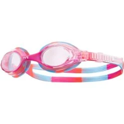 TYR Kid's Swimple Tie Dye Goggle -Blue by Ocean lgswtd pink white