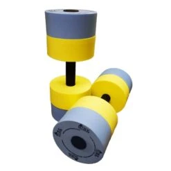 RISE Deluxe Fitness Bells -Blue by Ocean rise aquatics resistance bells 4