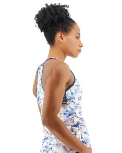 Pressed Flowers RS Harley Tank -Blue by Ocean thapfl7a pressed flowers rs harley tank 1