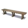 Wide Plastic Bench 1 Wide Plastic Bench -Blue by Ocean wide plastic bench